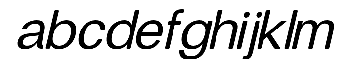 FinisTextSoft-Oblique Font LOWERCASE