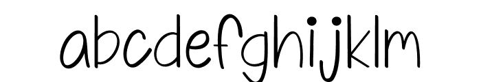Finley Regular Font LOWERCASE