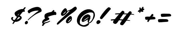 Finnley Davidson Italic Font OTHER CHARS