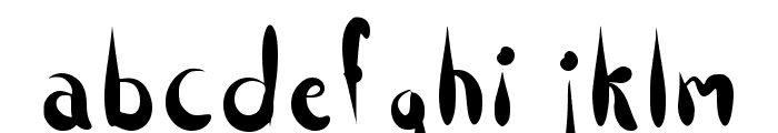 Finnwrite Bold Font LOWERCASE