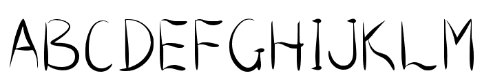 Finnwrite Regular Font UPPERCASE