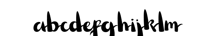 Fiona In Love Font LOWERCASE