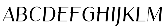 Fiorensi Italic Font LOWERCASE