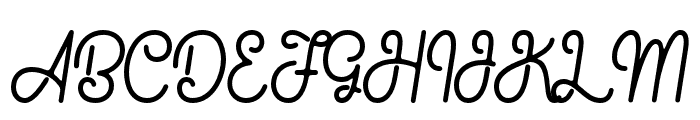 Fioretta-Regular Font UPPERCASE