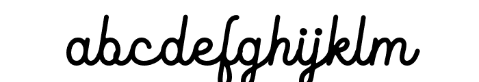 Fioretta-Regular Font LOWERCASE