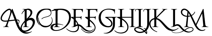 Fipty Horn Font UPPERCASE