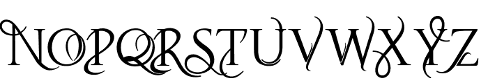 Fipty Horn Font UPPERCASE