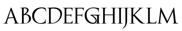 Fipty Horn Font LOWERCASE