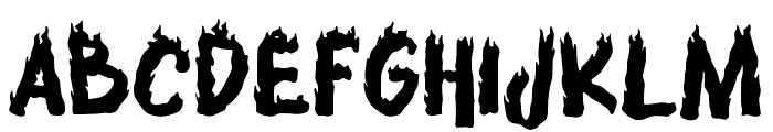 Fire Ace Font UPPERCASE