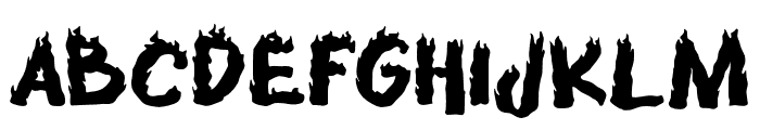 Fire Ace Font LOWERCASE