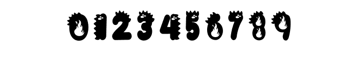 Fire Dragon Font OTHER CHARS