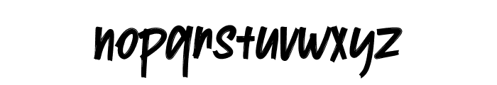 Fire Wall Font LOWERCASE