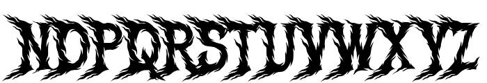 Firecore Font UPPERCASE