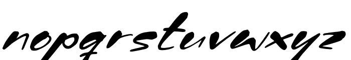 Firegrant Stinklez Italic Font LOWERCASE