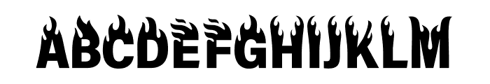 Firehead Bold Font UPPERCASE