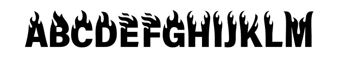 Firehead Bold Font LOWERCASE