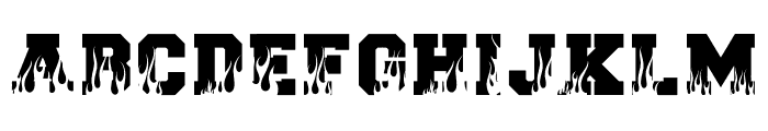 Firestorm Font LOWERCASE