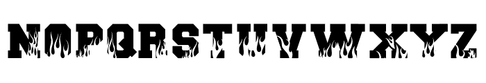 Firestorm Font LOWERCASE