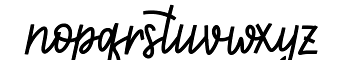 First Love Font LOWERCASE