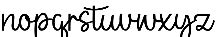 First Marigold Script Font LOWERCASE