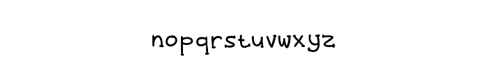 First Month Font LOWERCASE