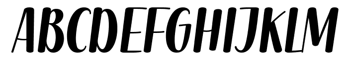 First Sight Italic Font UPPERCASE