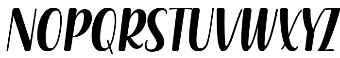 First Sight Italic Font UPPERCASE