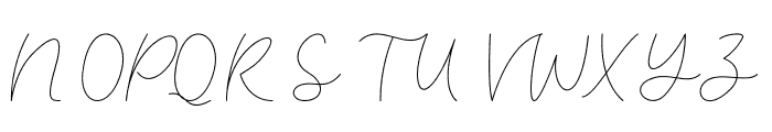 First Signature Font UPPERCASE