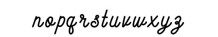 First Snow Script Font LOWERCASE