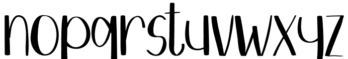 First Story Font LOWERCASE