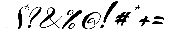 First Valentine Italic Font OTHER CHARS