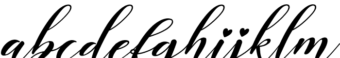 First Valentine Italic Font LOWERCASE