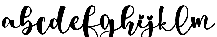 First love FD Font LOWERCASE