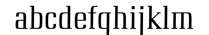  First regular Font LOWERCASE