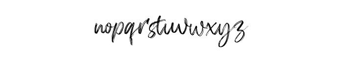 Firsta Font LOWERCASE