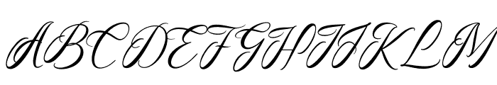 FirsthandCalligraphy Font UPPERCASE