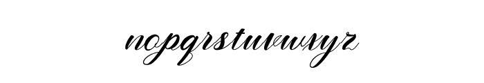 FirsthandCalligraphy Font LOWERCASE