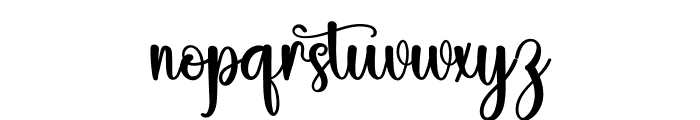 Firstime Font LOWERCASE