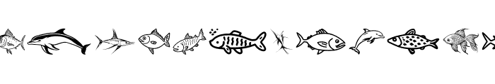 Fish Fish Regular Font UPPERCASE