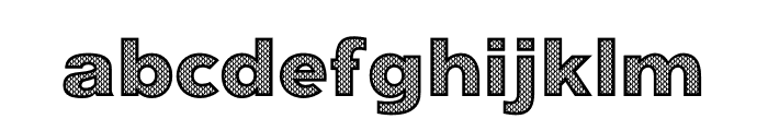 Fish Outline Font LOWERCASE