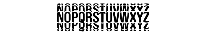 Fisheye Font UPPERCASE