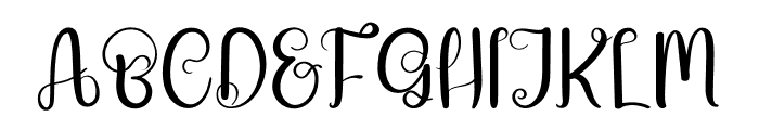 Fishing Time Font UPPERCASE
