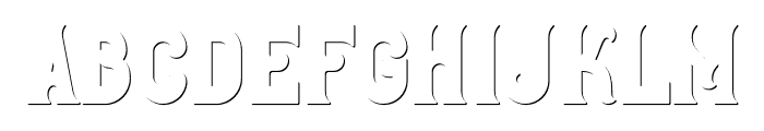 Fishman Shadow FX Font LOWERCASE