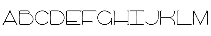 Fishtail-Regular Font UPPERCASE