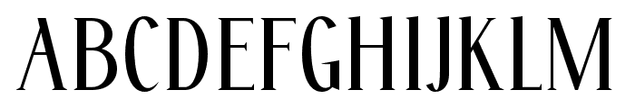 Fitanova Regular Font UPPERCASE