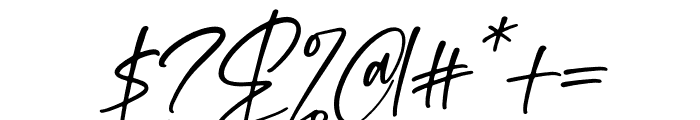 Fitriany Italic Font OTHER CHARS