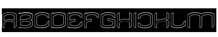 Five Senses-Hollow-Inverse Font UPPERCASE