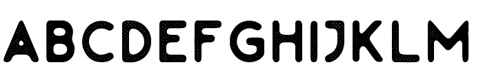 Fjord Halftone Font UPPERCASE