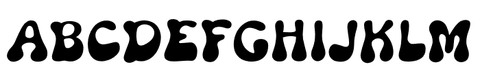 Flabbio Groovy Font UPPERCASE