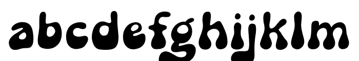Flabbio Groovy Font LOWERCASE